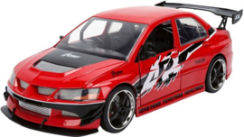 Fast & Furious Diecast Vehicle 1:24 Anniversary Mitsubishi Lancer Evolution IX 19 cm