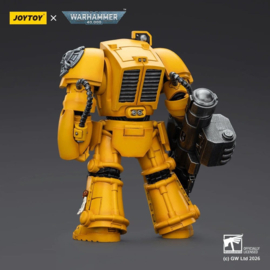 (Pre-order) Warhammer 40,000 Action Figure Imperial Fists Terminator 3 with Power Fist and Assault Cannon 14 cm