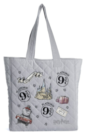(Pre-order) Harry Potter Tote Bag Platform 9 3/4 Embroidered Velvet