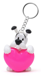 (Pre-order) Asterix Keychain Dogmatix Pink Heart
