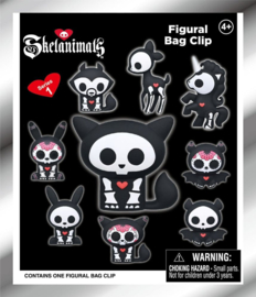 (Pre-order) Skelanimals 3D PVC Bag Clips Series 1 Blind Bag Display (24)