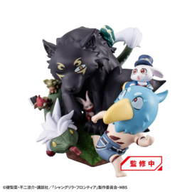 PRE-ORDER Shangri-La Frontier Petitrama EX Series Trading Figure 3-Set Shangri-La Frontier vs Monster Diorama Collection Set 11 cm (with gift)