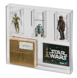 CUSTOM-ORDER  Star Wars SW-ROTJ Mailer multipack (3 figures) Display Case