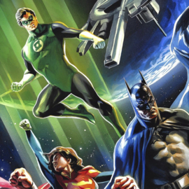 (Pre-order) DC Comics Fine Art Print Justice League Unlimited 46 x 61 cm - unframed