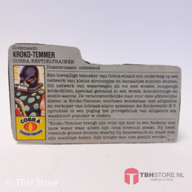 G.I. Joe File Card Kroko-Temmer