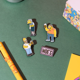 (Pre-order) The Simpsons Pin Badges Set of 4 Moe's Tavern