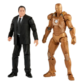 The Infinity Saga Marvel Legends Action Figure 2-Pack 2021 Happy Hogan & Iron Man (Iron Man 3)