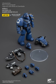 PRE-ORDER Warhammer The Horus Heresy Action Figure 1/18 Ultramarines MK VI Tactical Squad Legionary with Bolter& Chainblade 20 cm