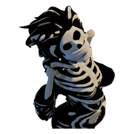 Die Ãrzte  Statue 1/10 Gwendoline Skelett 17 cm