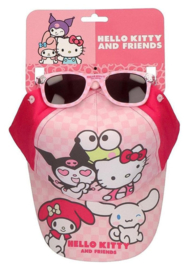 (Pre-order) Sanrio Cap & Sunglasses Set Hello Kitty B 53 cm