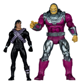 (Pre-order) DC Multiverse Megafig Action Figure 2-Pack Mongul vs Superman (Return of Superman) 25 cm