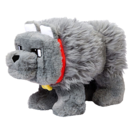 A Minecraft Movie Plush Figure Dennis the Wolf 20 cm
