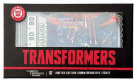 (Pre-order) Transformers Replica The Movie 40th Anniversary Movie Ticket Limited Edition 9 x 16 cm