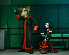 (Pre-order) Saw Toony Terrors Action Figure Jigsaw Killer with Billy and Tricycle Boxed Set 15 cm