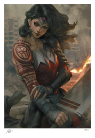 (Pre-order) DC Comics Fine Art Print Absolute Wonder Woman 46 x 61 cm - unframed