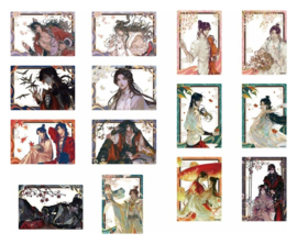 (Pre-order) Heaven Official's Blessing Acrylic Clear Cards Manhua Clear Shadows Series Blind Box Display (12)