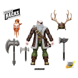 PRE-ORDER Vitruvian H.A.C.K.S. Action Figure Dwarf Mercenary Grimgrom