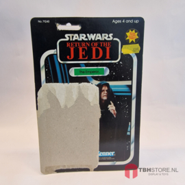 Vintage Star Wars Cardback Clipper Starburst Emperor