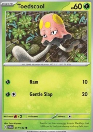 Pokémon TCG - Toedscool - Stellar Crown - 017/142 Reverse Holo