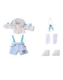 PRE-ORDER Nendoroid Accessories for Nendoroid Doll Figures Outfit Set: Suspender Shorts Set (White & Blue)