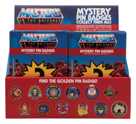 (Pre-order) Masters of the Universe Mystery Pin Badges Blind Box Display (12)