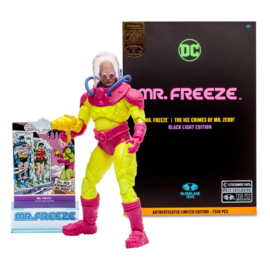 DC Multiverse Action Figure Mr. Freeze (Black Light) (Gold Label)