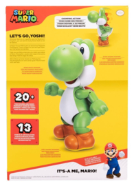 (Pre-order) Super Mario Talking Action Figure Let's Go! Yoshi! 36 cm