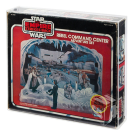 CUSTOM-ORDER  Star Wars Kenner ESB Rebel Command Center & Hoth Ice Planet Display Case