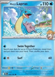 Pokémon TCG - Misty's Lapras - Destined Rivals - 050/182 Reverse Holo