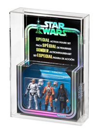 CUSTOM-ORDER Hasbro Star Wars Modern 3 Pack Acrylic Display Case