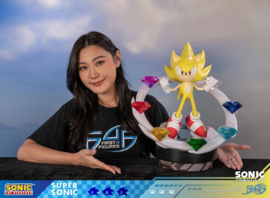 (Pre-order) Sonic The Hedgehog Sonic Frontiers Resin Statue Super Sonic 45 cm