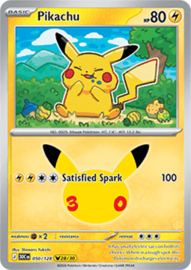 Pokémon TCG - Pikachu - 30th anniversary - 050/128