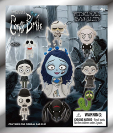 (Pre-order) Corpse Bride 3D PVC Bag Clips Series 1 Blind Bag Display (24)