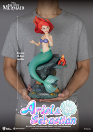 (Pre-order) The Little Mermaid Master Craft Statue Ariel & Sebastian 42 cm