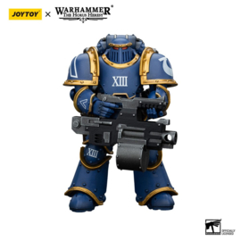 PRE-ORDER Warhammer The Horus Heresy Action Figure 1/18 Ultramarines Legion MKIII Tactical Support Squad Legionary with Heavy Bolter 20 cm