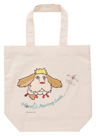 (Pre-order) Howl's Moving Castle Tote Bag Embroidery Canvas Flying Heen