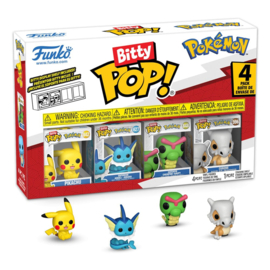 (Pre-order) PokÃ©mon Bitty POP! Vinyl Figure 4-Pack Series 1 2 cm