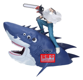 (Pre-order) Chainsaw Man The Movie: Reze Arc Figure Life PVC Figure Chainsaw Man & Beam 13 cm