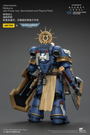 (Pre-order) Warhammer 40,000 Action Figure Ultramarines Metaurus with Power Axe, Stormshield and Plasma Pistol 13 cm