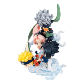 PRE-ORDER Naruto Shippuden FigUnity PVC Mini Statue Gather here, Team 7 13 cm (with gift)