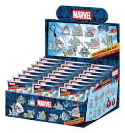 (Pre-order) Marvel Rivals 3D PVC Bag Clips Jeff the Land Shark Series 17 Display (24)
