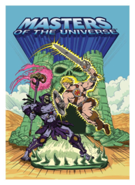 (Pre-order) Masters of the Universe Art Print He-Man & Skeletor Limited Edition 42 x 30 cm
