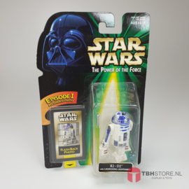 Star Wars POTF2 Green R2-D2 with Launching Lightsaber (Flashback)
