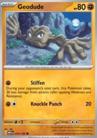 Pokémon TCG - Geodude - 151 - 074/165 Reverse Holo