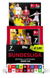 (Pre-order) Bundesliga 2025/26 Sticker Collection Booster Display (50)