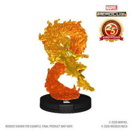 (Pre-order) Marvel HeroClix: 25th Anniversary Figure Human Torch 5 cm