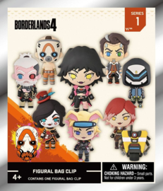 (Pre-order) Borderlands 3D PVC Bag Clips Series 1 Blind Bag Display (24)