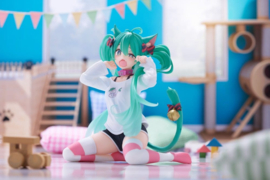 (Pre-order) Hatsune Miku PVC Statue Desktop Cute Figure Hatsune Miku Cat Ear T-Shirt Ver. 13 cm        