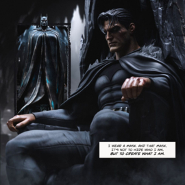 (Pre-order) DC Comics Legacy Replica Statue 1/4 Batman and Bruce Wayne 79 cm 