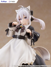 (Pre-order) Wandering Witch: The Journey of Elaina F:NEX PVC Statue 1/7 Elaina Maid costume with cat ears Ver. 24 cm  